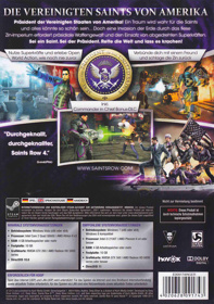 Saints Row IV - Box - Back