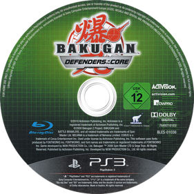Bakugan: Defenders of the Core - Disc