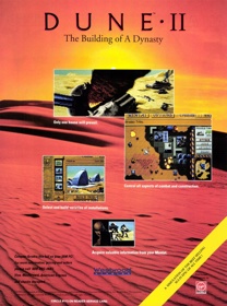Dune II: The Building of a Dynasty - Advertisement Flyer - Front
