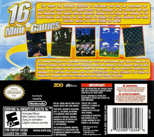 Games Around the World - Box - Back Image