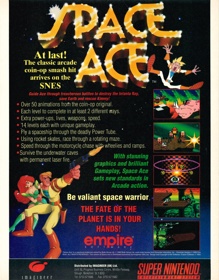 Space Ace - Advertisement Flyer - Front