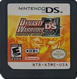 Dynasty Warriors DS: Fighter's Battle - Cart - Front