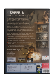Syberia - Box - Back