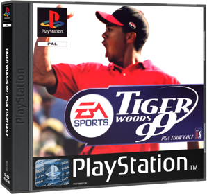 Tiger Woods 99: PGA Tour Golf - Box - 3D Image
