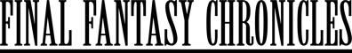 Final Fantasy Chronicles - Clear Logo