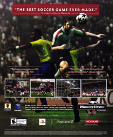 Winning Eleven 7 International - Advertisement Flyer - Front