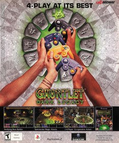 Gauntlet: Dark Legacy - Advertisement Flyer - Front