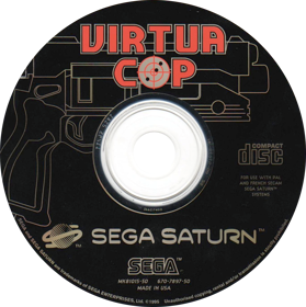 Virtua Cop - Disc