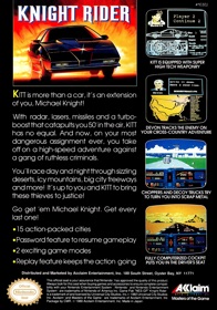 Knight Rider - Box - Back Image