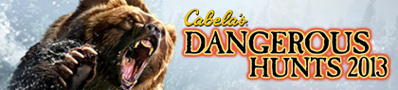 Cabela's Dangerous Hunts 2013 - Banner