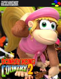 Donkey Kong Country 2: Diddy's Kong Quest - Fanart - Box - Front