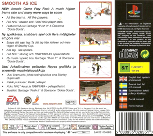 NHL 2000 - Box - Back