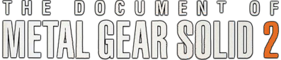The Document of Metal Gear Solid 2 - Clear Logo