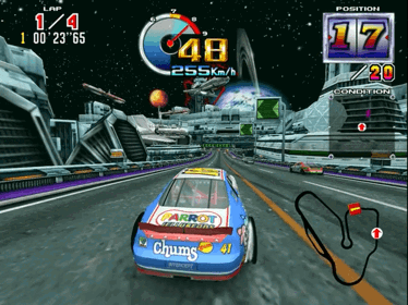 Daytona USA 2: Battle on the Edge - Screenshot - Gameplay
