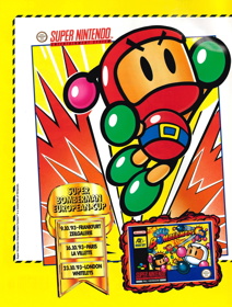 Super Bomberman - Advertisement Flyer - Front