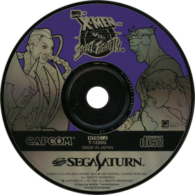 X-Men vs. Street Fighter - Disc Image