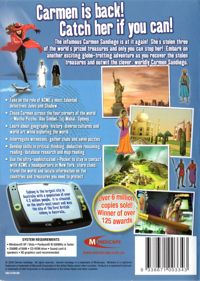 Where in the World Is Carmen Sandiego? 3: New Carmen Adventure - Box - Back