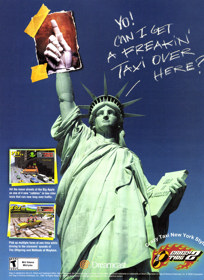 Crazy Taxi 2 - Advertisement Flyer - Front