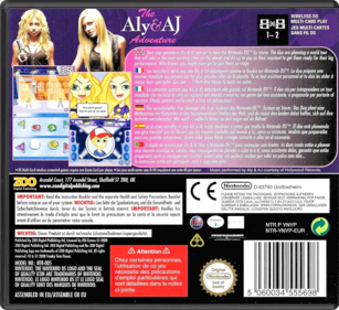 The Aly & AJ Adventure - Box - Back - Reconstructed