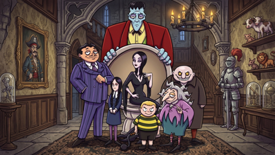 The Addams Family: Pugsley's Scavenger Hunt - Fanart - Background Image