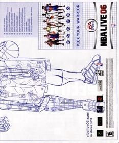 NBA Live 06 - Advertisement Flyer - Front