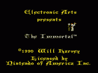 The Immortal - Screenshot - Game Title