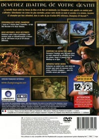 Champions: Return to Arms - Box - Back Image