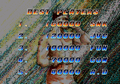 Fatal Fury Special - Screenshot - High Scores Image