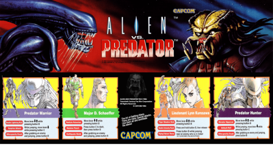 Alien vs. Predator - Arcade - Marquee