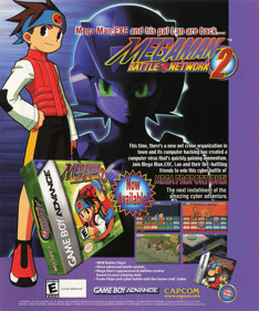 Mega Man Battle Network 2 - Advertisement Flyer - Front