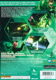 Green Lantern: Rise of the Manhunters - Box - Back Image