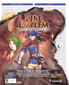 Fire Emblem: Path of Radiance - Advertisement Flyer - Front