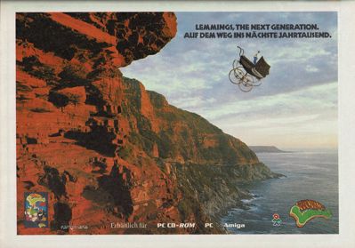 All New World of Lemmings - Advertisement Flyer - Front