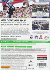 Madden NFL 16 - Box - Back