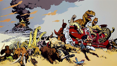 Cadillacs and Dinosaurs: The Second Cataclysm - Fanart - Background