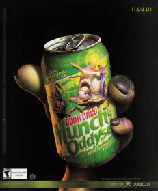 Oddworld: Munch's Oddysee - Advertisement Flyer - Front