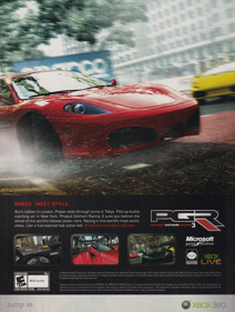 Project Gotham Racing 3 - Advertisement Flyer - Front