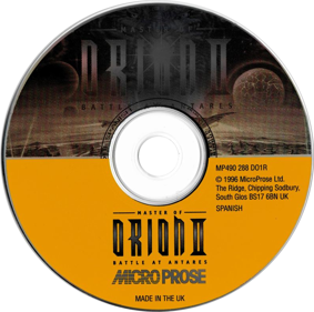 Master of Orion II: Battle at Antares - Disc