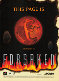 Forsaken - Advertisement Flyer - Front