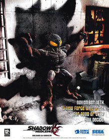 Shadow the Hedgehog - Advertisement Flyer - Front