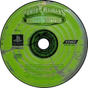 Power Rangers: Time Force - Disc Image