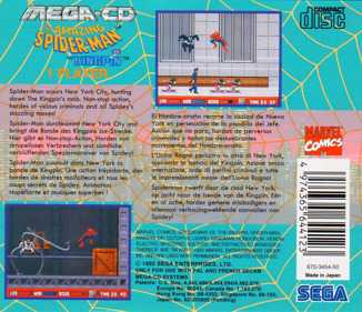 The Amazing Spider-Man vs. The Kingpin - Box - Back Image