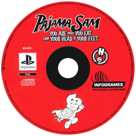 Pajama Sam: You Are what You Eat from Your Head to Your Feet - Disc