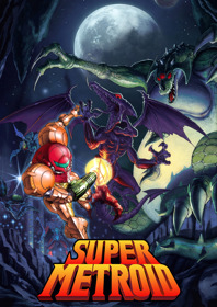 Super Metroid - Fanart - Box - Front