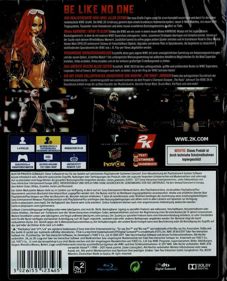 WWE 2K18 - Box - Back