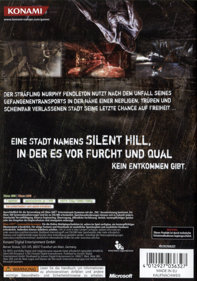 Silent Hill: Downpour - Box - Back