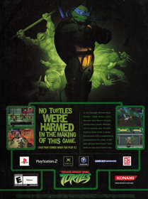 Teenage Mutant Ninja Turtles - Advertisement Flyer - Front