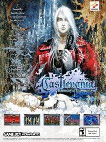Castlevania: Harmony of Dissonance - Advertisement Flyer - Front