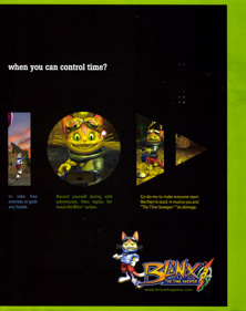 Blinx: The Time Sweeper - Advertisement Flyer - Front