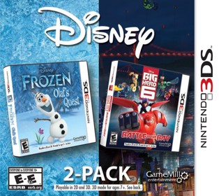 Disney 2-Pack: Frozen: Olaf's Quest / Big Hero 6: Battle in the Bay - Box - Front
